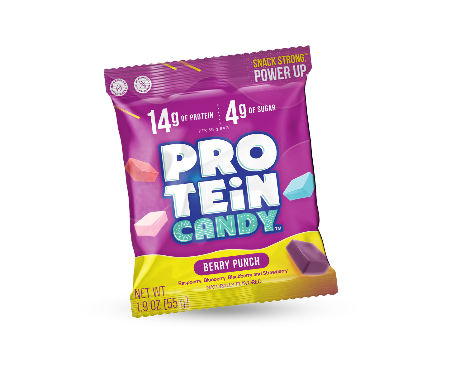 protein candy purple berry punch flavour
